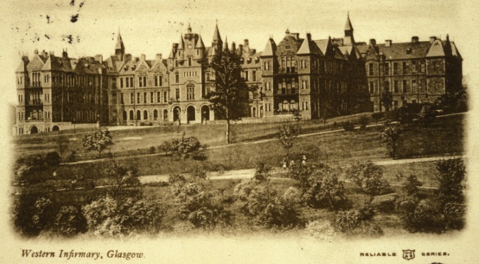 Western Infirmary courtesy of Medical Illustration Services Glasgow Royal Infirmary