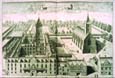 Image showing a view of the Old College (Glasgow University) from Slezer's Thatrum Scotiae, London, 1693 (Sp Coll Bi8-a.1)