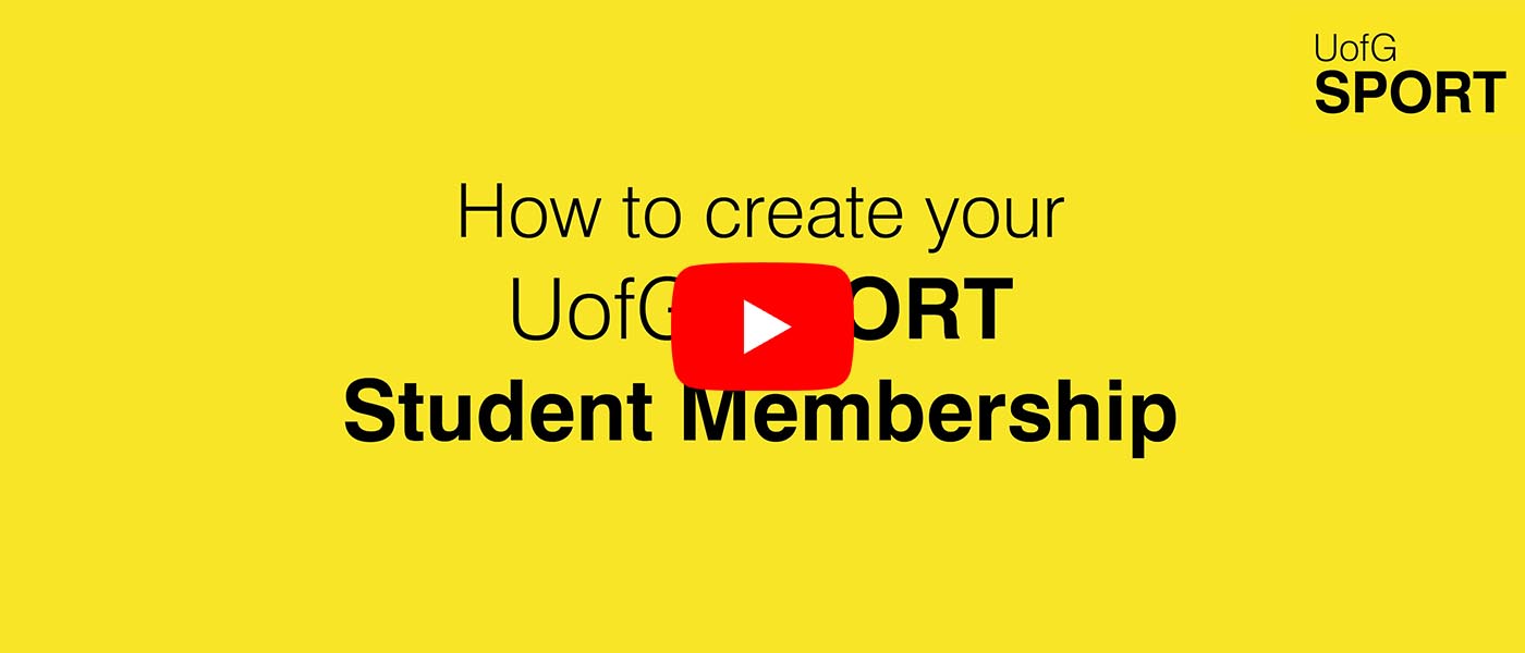 How to create your UofG Sport student membership