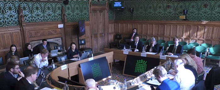 House of Commons Work and Pensions select committee hearing