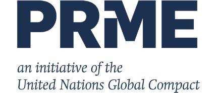PRME logo in blue text stacked