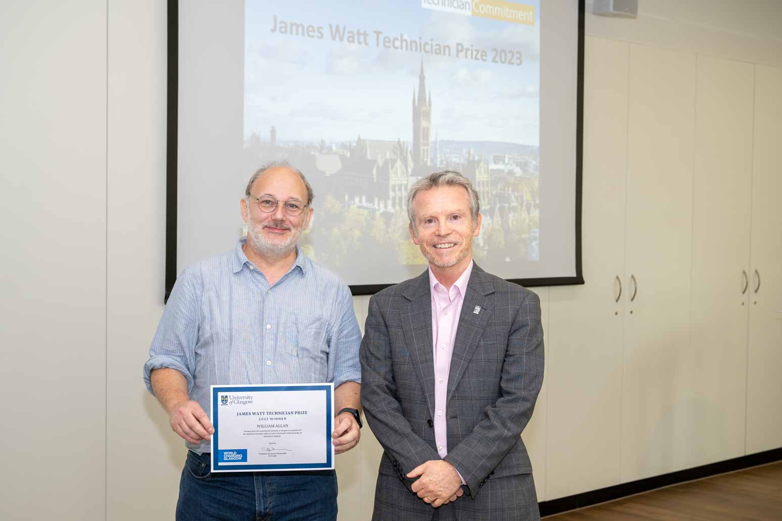 1. James Watt Technician Prize winner 1