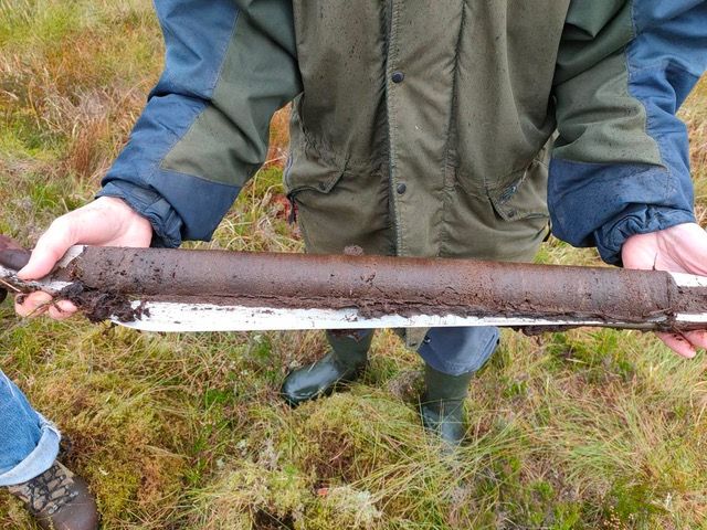 Peat Core (Photo: N. Whitehouse)