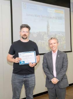 Calum Scott wins James Watt prize