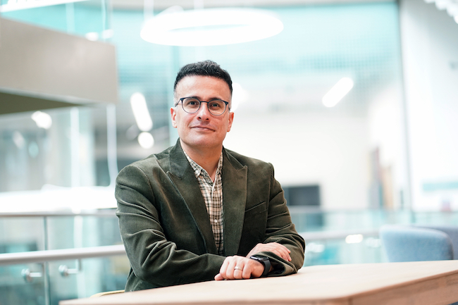 A portrait of Professor Hadi Heidari of the James Watt School of Engineering