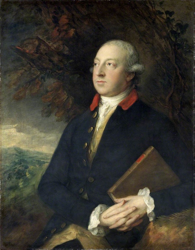 Thomas Pennant oil by Thomas Gainsborough. Public Domain via Wikicommon 650