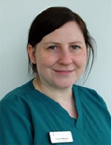 Headshot image of Shona Munro in green scrubs