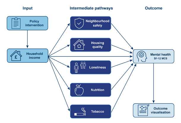 SIPHER Microsimulation for Interrogation of Social and Health Systems (MINOS)  - Policy Pathways