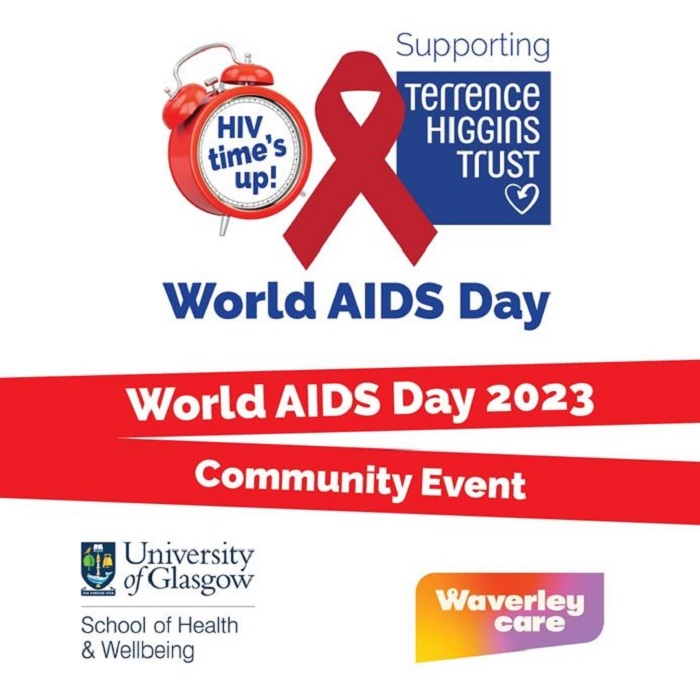 Byres Community Hub World AIDS Day Social media Poster 2023 Event