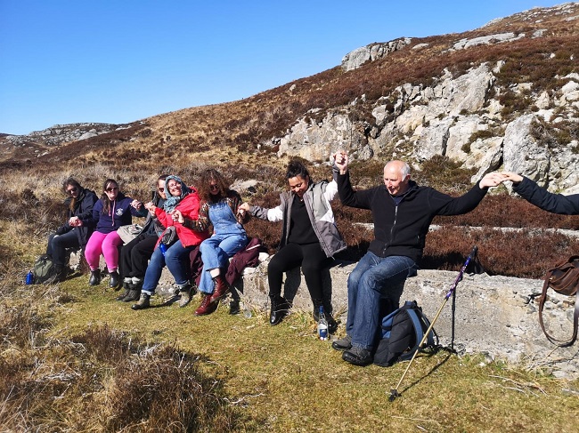 An image of Gaelic immersion programme 2023 in South Uist. 
