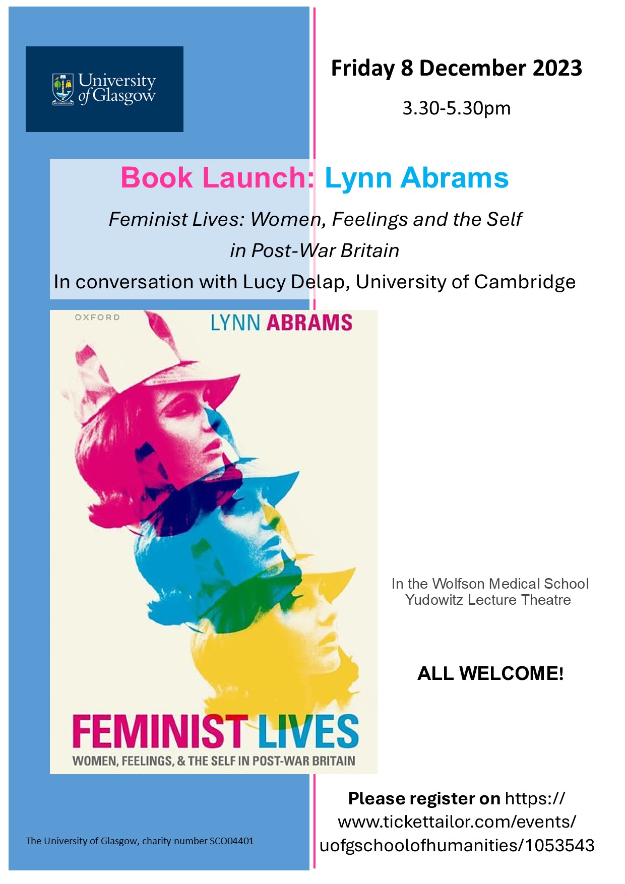 Lynn Abrams' book Launch 8 Dec 2023