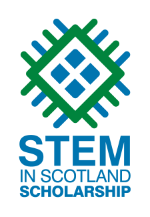 stem in scotland scholarship logo
