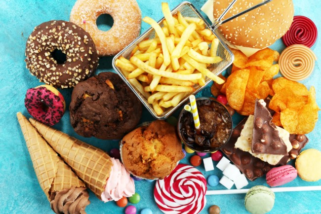Image of unhealthy foods and treats