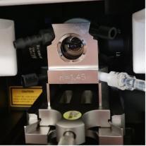 A view of one of the Z1 sample chambers in position for imaging. 