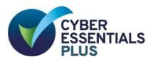 The cyber essentials plus check mark logo