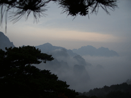 Late evening on Mount Huang