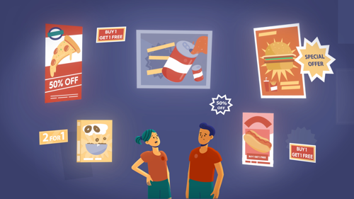 Still from young people and junk food marketing video