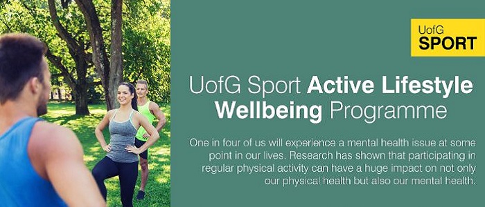 Poster advertising UoG sport