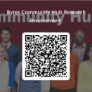 QR code for Byres Community Hub Research Involvement form