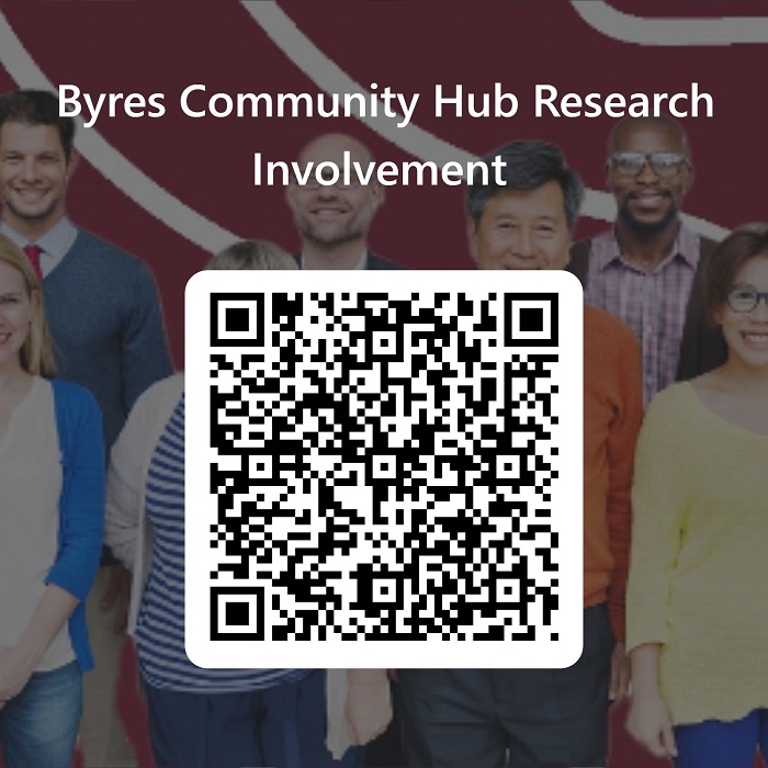 QR code for researchers to submit their research to our website