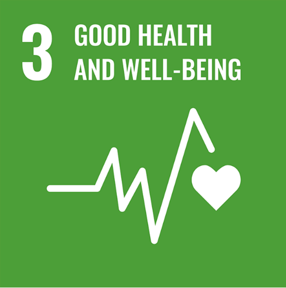 A logo for Good Health and Wellbeing
