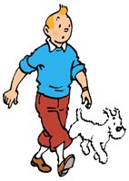 Tintin and Snowy