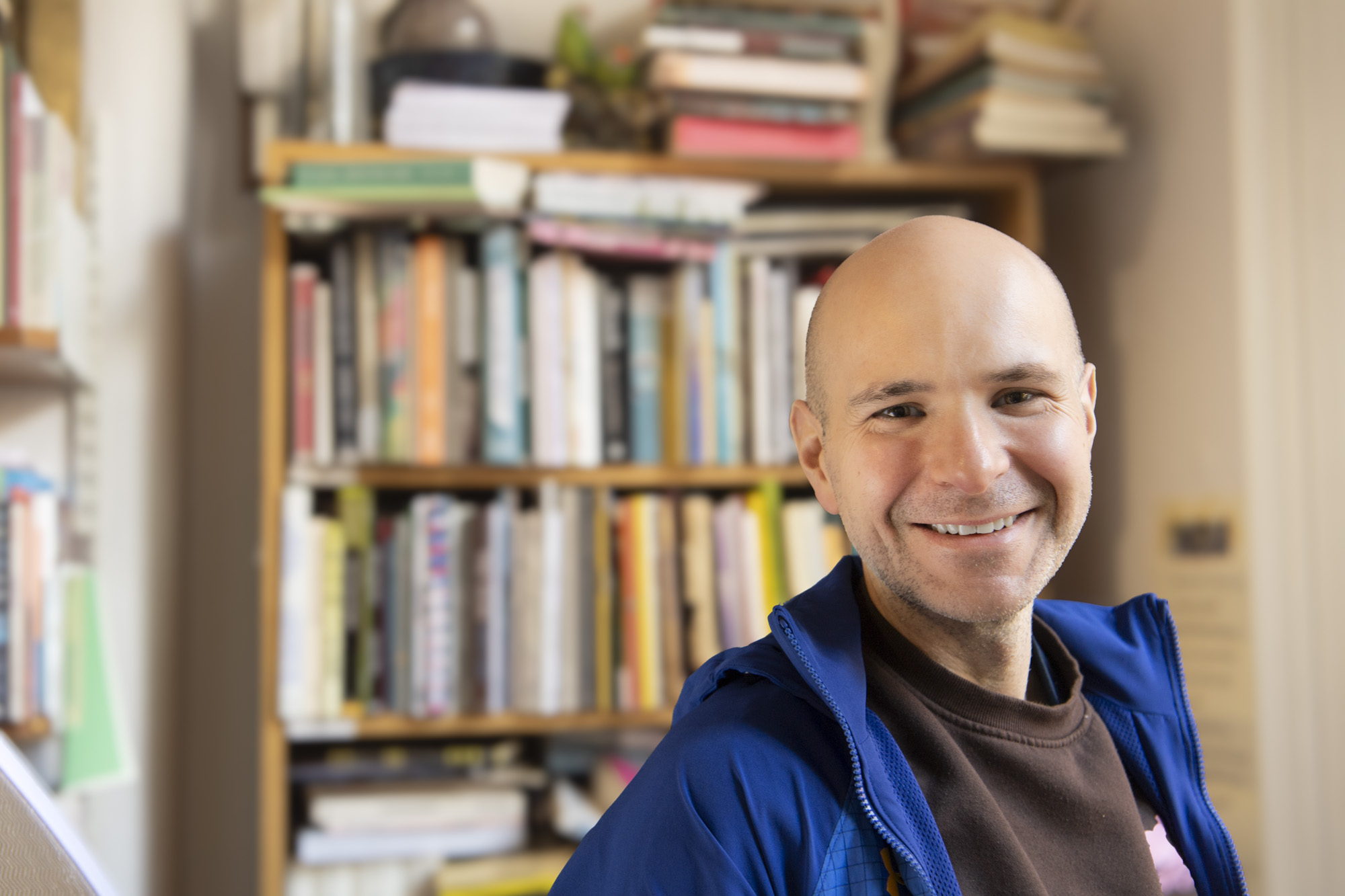 Dr Colin Herd in his office
