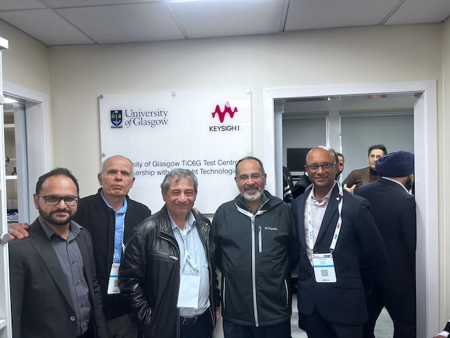 Attendees from the EuCAP conference gather at the University of Glasgow's James Watt School of Engineering