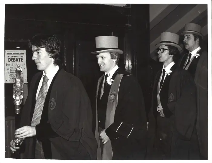 Charles kennedy with other student representatives