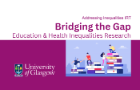 Education & Health Inequalities event poster
