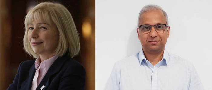 Professor Dame Anna Dominiczak and Professor Sandosh Pandmanbhan