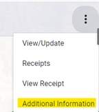 select the additional information option from the drop down menu at the three dots