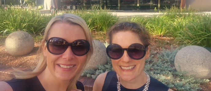 Photo of Debbie Cairns and Katie Robb