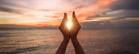 Solstice hand sun photo
