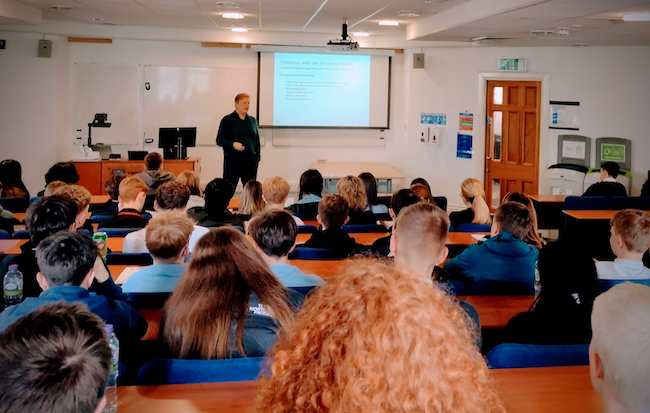 Schoolchildren particle physics event