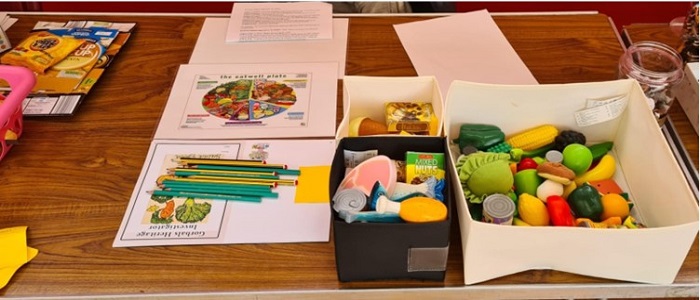 Stall at STEM in Gorbals