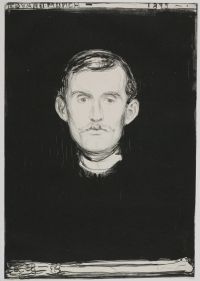 Edvard Munch, ‘Self-Portrait’, 1895, (Munch Museum, Oslo) 
© Munch Museum/Munch - Ellingsen Group, BONO, Oslo/DACS, London 2009 

