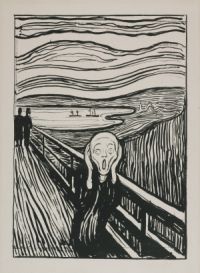 Edvard Munch, ‘The Scream’, 1895, (Munch Museum, Oslo) 
© Munch Museum/Munch - Ellingsen Group, BONO, Oslo/DACS, London 2009 