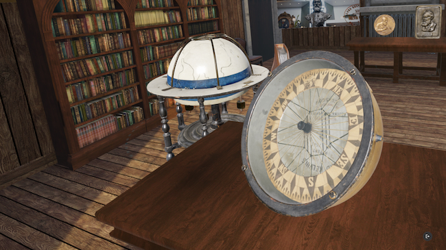 Geoprocessional Top and binnacle compass bowl