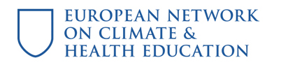 European Network on climate and health education logo