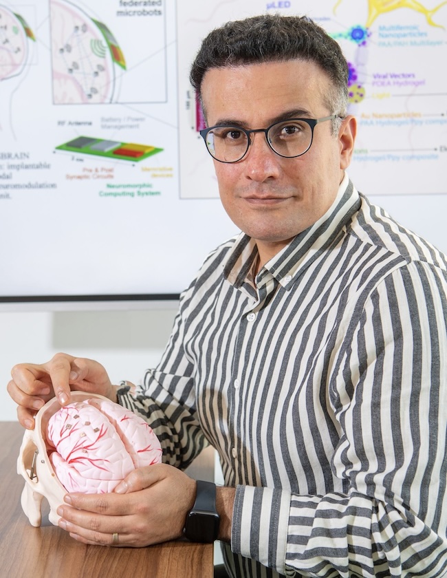 Professor Hadi Heidari of the James Watt School of Engineering