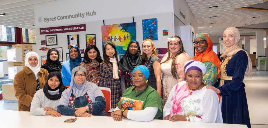 A group of women in Byres Community Hub