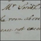 In one of his administrative roles, Adam Smith acted as Curator of College Chambers, along with Hercules Lindsay, as recorded in the Senate minutes, 27th November 1759.  (GUAS Ref: GUA 26641, p1.  Copyright reserved.)