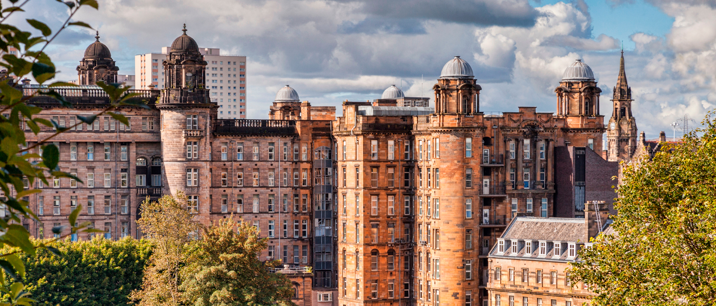 Façade of the  Glasgow Royal Infirmary  building