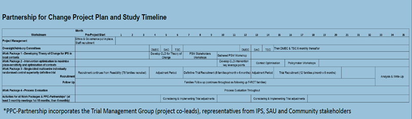 PforC Project Plan and Study Timeline