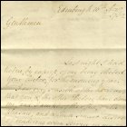 First page of a letter from Sir Thomas Miller accepting the office of Rector and appointing Adam Smith as Vice-Rector, 16th November 1762.  (GUAS Ref: GUA 30165, p1.  Copyright reserved.)