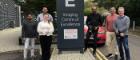 The MR CoilTech team outside the Imaging Centre of Excellence