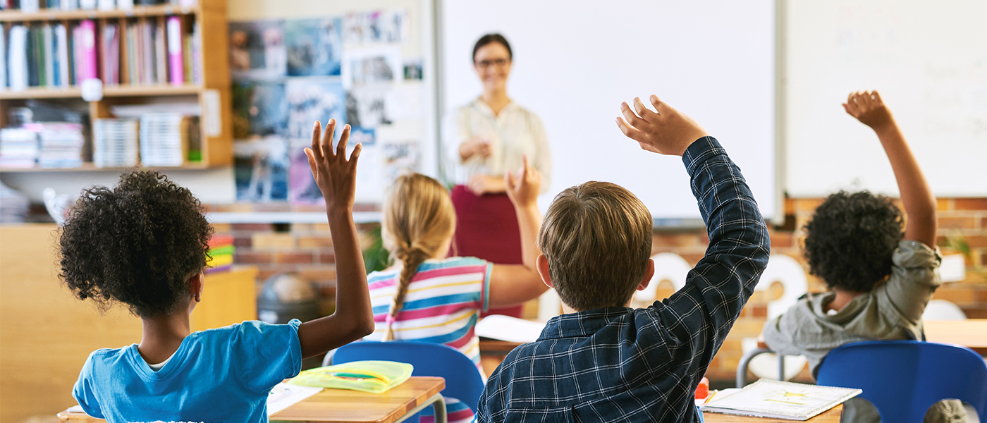 Children in classroom