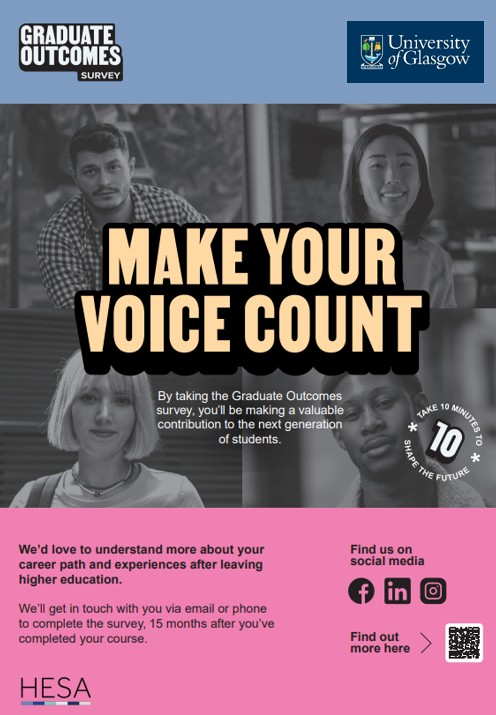 Graduate Outcomes (GO) A5 flyer