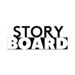 white background with black text saying 'STORYBOARD STUDIOS'